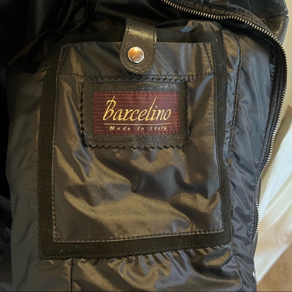 Men’s Leather Jacket Black Large Gimo’s Barcelino Italian European Style - Picture 6 of 7